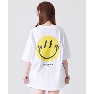 tシャツ Tシャツ レディース 「OY/オーワイ」 SMILE LOGO T/スマイルロゴ 半袖カットソー｜zozo