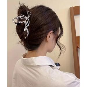 ヘアクリップ レディース 「 NOLITA / ノリータ 」リボン モチーフ パール バレッタ ヘアクリップ｜zozo