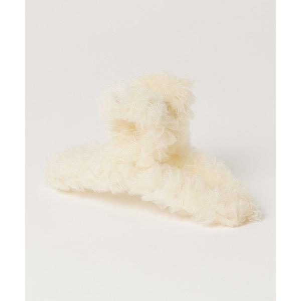 ヘアクリップ チュールフリルクリップ