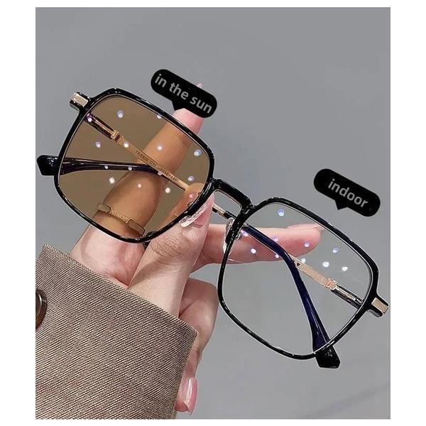 サングラス 「 ammy. / エイミードット 」 スクエア型 調光レンズ メガネ / サングラス ...