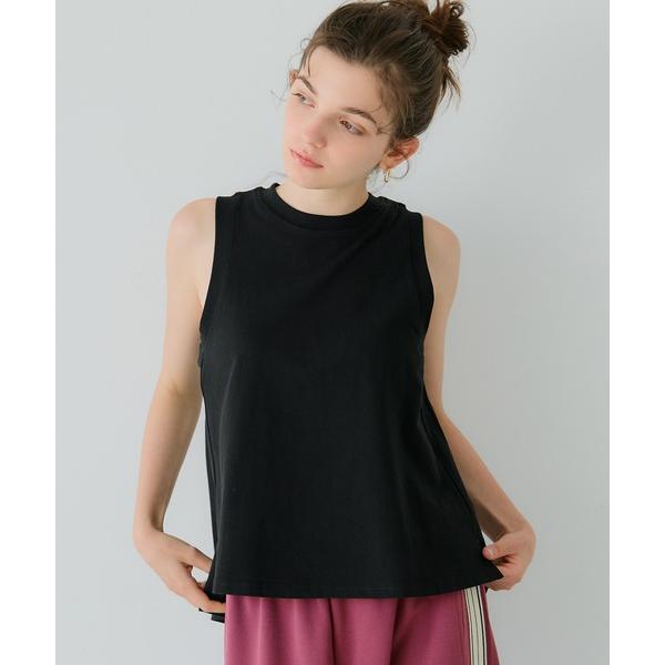 タンクトップ ノースリーブ アメスリAラインスリットタンク レディース