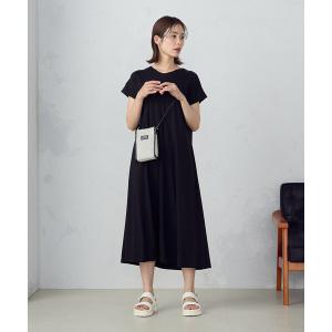 ワンピース 綿100% バックデザイン 半袖 T...の商品画像