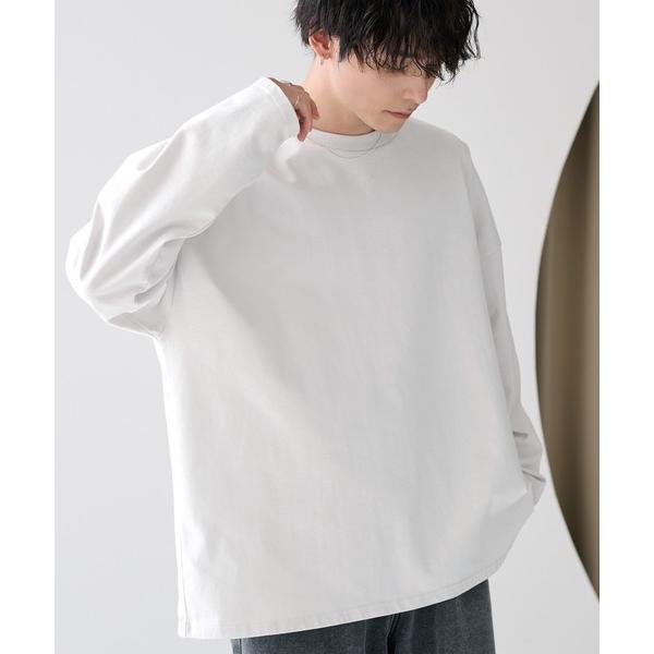 「MONO-MART」 長袖Tシャツ L ホワイト メンズ