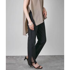 uvカット パンツ スリット ラッシュガード ロングパンツ イージーパンツ ストレートパンツ 水陸両用 UVカット レディース