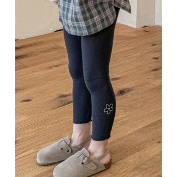 レギンス スパッツ フラワーアクセントレギンス キッズ 子供 女の子