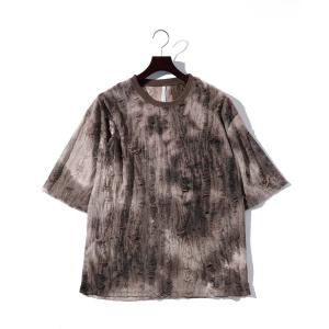 tシャツ タイダイ染　フリンジTシャツ メンズ レディース