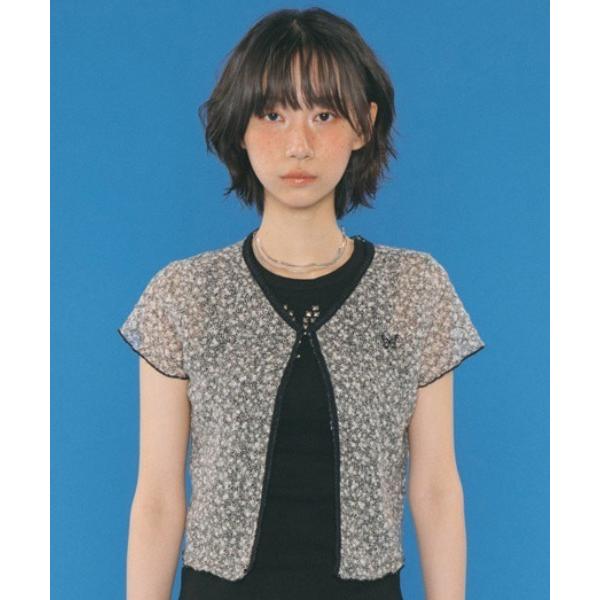 カーディガン A&apos;GEM/9 × .kom 「 FANCY CLUB/ファンシークラブ」 FRILL...