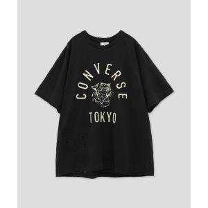 tシャツ Tシャツ レディース DAMAGED TIGER LOGO TEE｜zozo