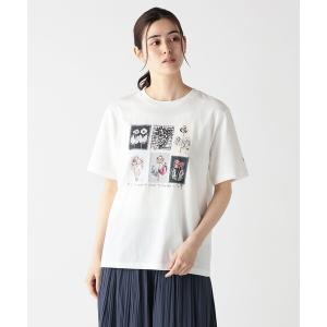 tシャツ Tシャツ レディース ミドルＴシャツ/Typography/maya Shibasaki