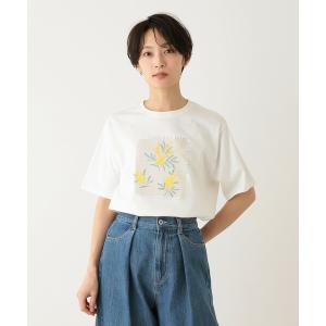 tシャツ Tシャツ レディース フラワーTシャツ/ミモザ