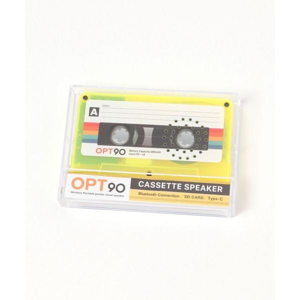 家電 オーディオ レディース カセットテープ型　Bluetoothスピーカー
