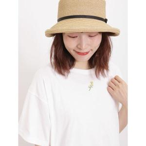 tシャツ Tシャツ レディース 「汗染み防止」お花刺繍Tシャツ｜ZOZOTOWN Yahoo!店