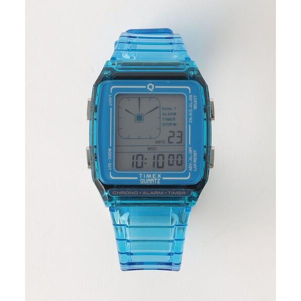 腕時計 「TIMEX」Q LCA トランスパレント デジタルウォッチ 腕時計 メンズ レディース