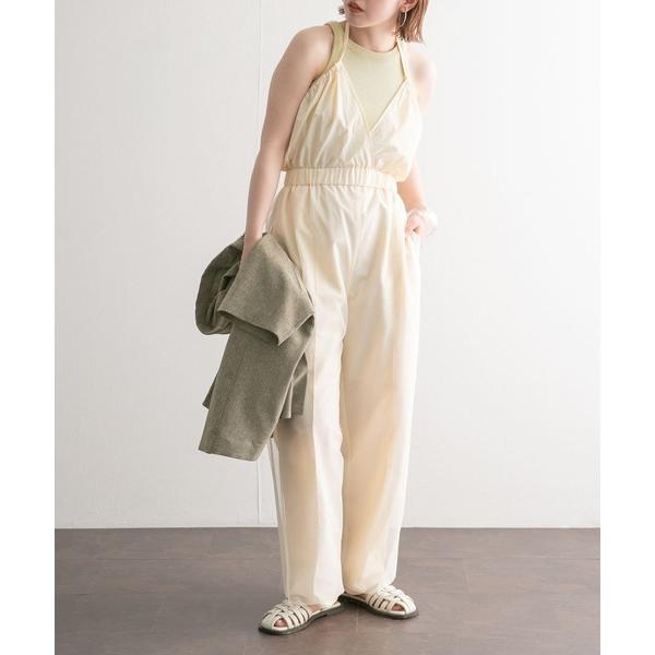 サロペット オーバーオール 2WAYチュールレイヤードサロペット レディース