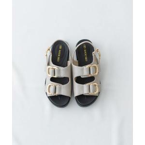 サンダル ダブルベルテッドサンダル レディース