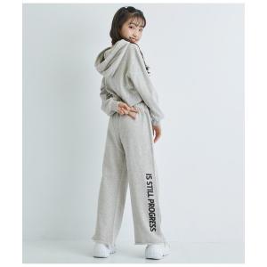 「ANAP GiRL」 「KIDS」セットアップ X-SMALL ライトグレー キッズ