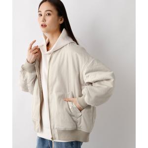 「GLOBAL WORK」 ブルゾン LARGE アイボリー レディース