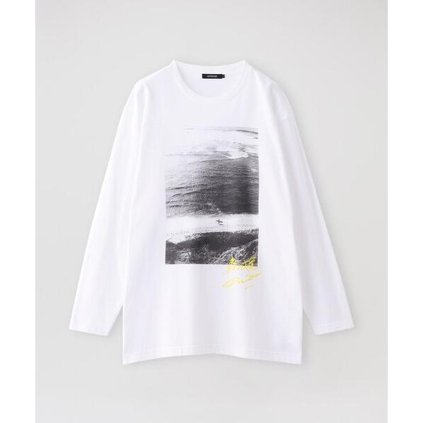 「LOVELESS」 長袖Tシャツ M オフホワイト メンズ