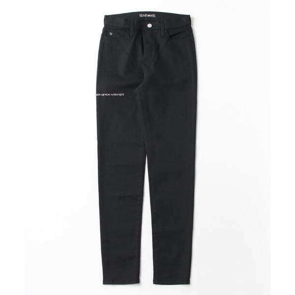 パンツ 「SEMIVOWEL」セミヴァウル スキニー　ACE TIMELESS BLACK メンズ ...