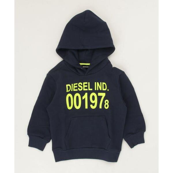 「DIESEL KIDS」 「KIDS」プルオーバーパーカー 6YEAR ネイビー キッズ