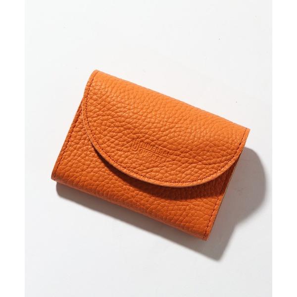 財布 「UNIVERSAL OVERALL/ユニバーサルオーバーオール」シボレザーダブルフラップウォ...