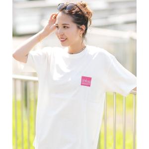 tシャツ 半袖 Manhattan Portage/マンハッタンポーテージ オーバーサイズTシャツ LOGO MP-M375 レディース