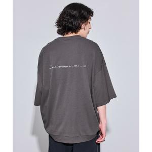 メンズ tシャツ Tシャツ 2ポイントショートスリーブワイドTシャツ｜zozo