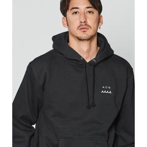 パーカー メンズ mpa3476- muta  Wave Splash Logo Hooded Sweatshirt パーカー｜zozo