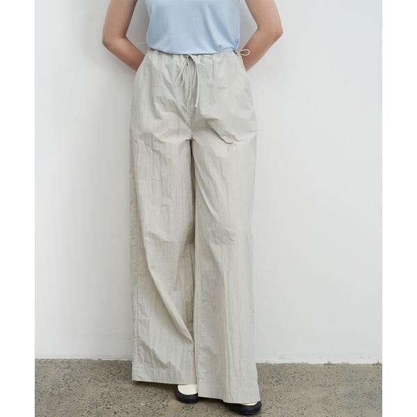 ワイドパンツ パンツ 「ELOOPS」アジャスタブルナイロンワイドパンツ レディース メンズ