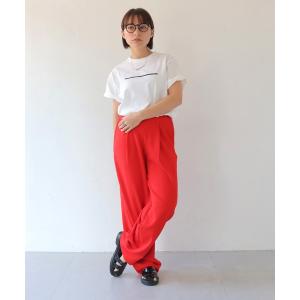 パンツ  「HER CLOSET」WEB限定セルフカットカーブパンツ WEB LIMITED SELF-CUT CURVE PANTS レディース