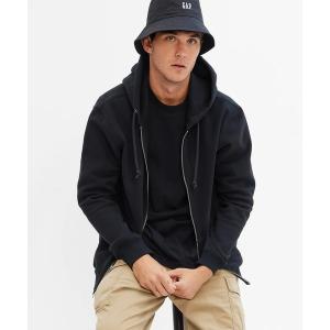 「GAP」 ジップアップパーカー L ブラック メンズ｜zozo