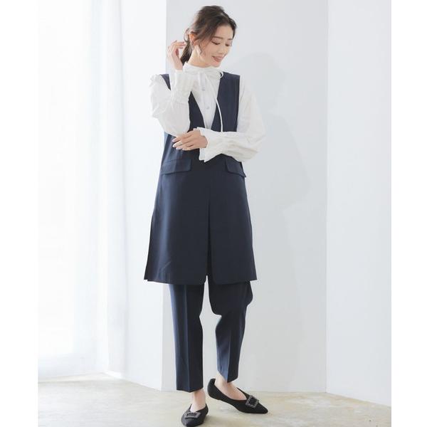 「RIRIYANO」 セットアップ MEDIUM ネイビー レディース