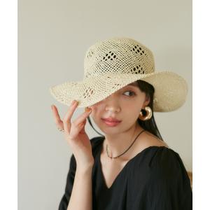 帽子 ハット レディース トライアングルメッシュ...の商品画像