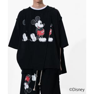 tシャツ Tシャツ メンズ DISCOVERED “Disney Collection”「Mickey」 Wide Mickey Tee