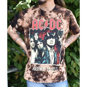 メンズ tシャツ Tシャツ 「ヴィンテージ古着」AC/DC エーシーディーシー HIGHWAY TO HELL タイダイ Tシャツ｜zozo