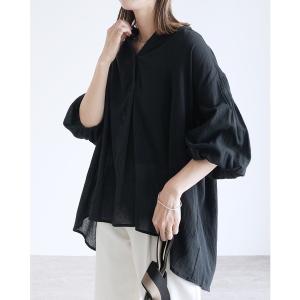 ブラウス シャツ スキッパーブラウス レディース