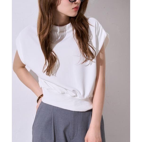 tシャツ フレンチスリーブ トップス (ZIPなし) レディース