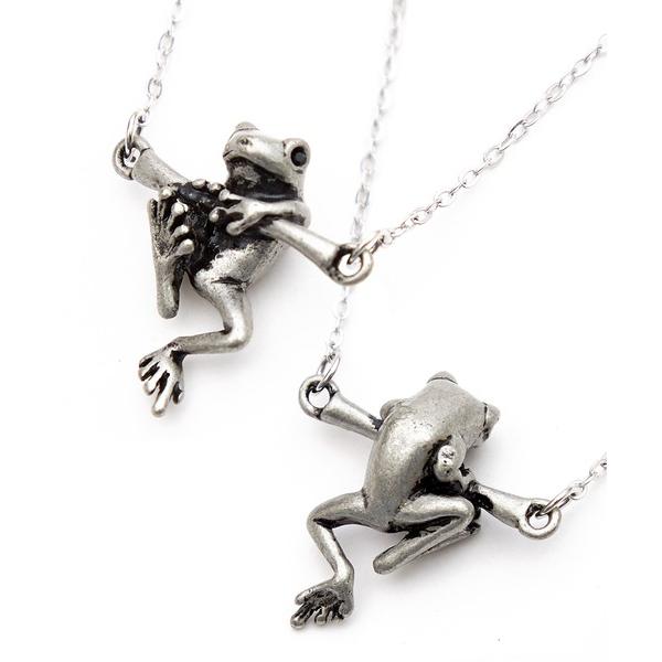 ネックレス an meets zakka カエルショートネックレス(40cm) メンズ レディース