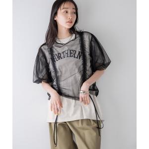 レディース tシャツ Tシャツ チュールドロストＳＳ 123793｜zozo