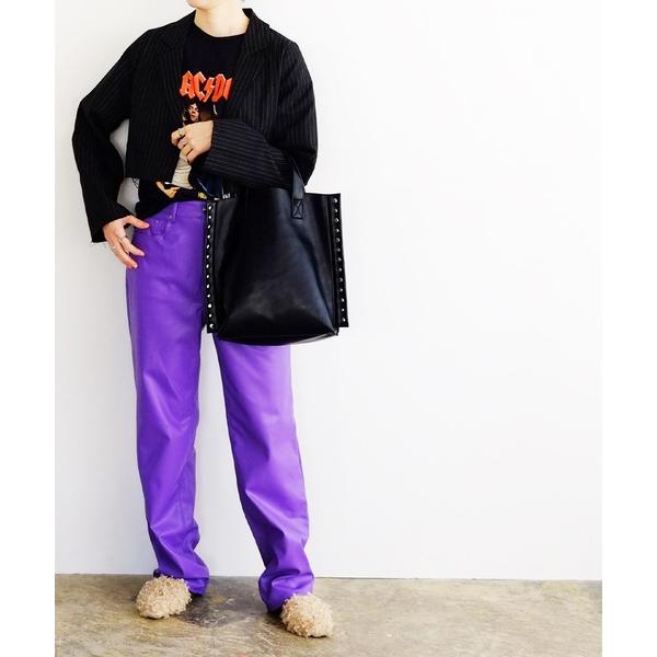 トートバッグ cheek チーク:rivet 2way tote/リベット2way トートバッグ レ...