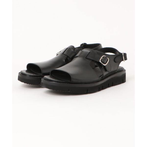 サンダル Jalan Sriwijaya/99057/2081/CALF/BLACK/VIBRAM ...