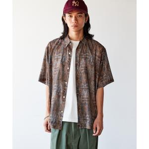 シャツ ブラウス メンズ EVALET LIGHT / エバレットライト メッシュモダン S/S シャツ｜zozo