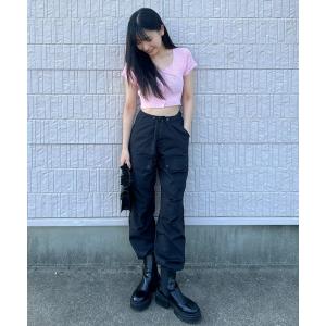 パンツ カーゴパンツ レディース 「あやな×Chick」Nylon Cargo Pants｜zozo