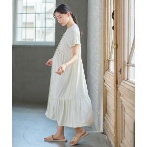 マタニティ 「接触冷感」やわらかレーヨン フリル...の商品画像