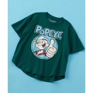 tシャツ Tシャツ キッズ 「 POPEYE / ポパイ 」キャラクタープリント フロントプリント ラウンドヘム 半袖Tシャツ キッズ｜zozo