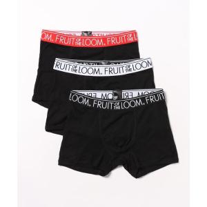 ボクサーパンツ 「FRUIT OF THE LOOM/フルーツオブザルーム」3枚セット ロゴ ボクサーパンツ/パック入り