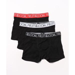ボクサーパンツ 「FRUIT OF THE LOOM/フルーツオブザルーム」3枚セット ロゴ ボクサーパンツ/パック入り