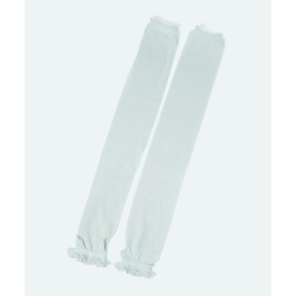 アームカバー 「daily CLIP」フリルUVアームカバー レディース