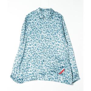 シャツ PHINGERIN/フィンガリン/NIGHT SHIRT SILK LEO SAX メンズ