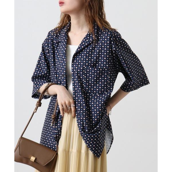 シャツ ATU　レトロプリントオープン半袖シャツ メンズ レディース